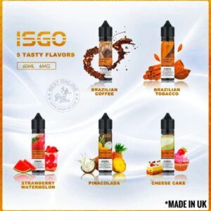 ISGO E-JUICE 3MG FREEBASE